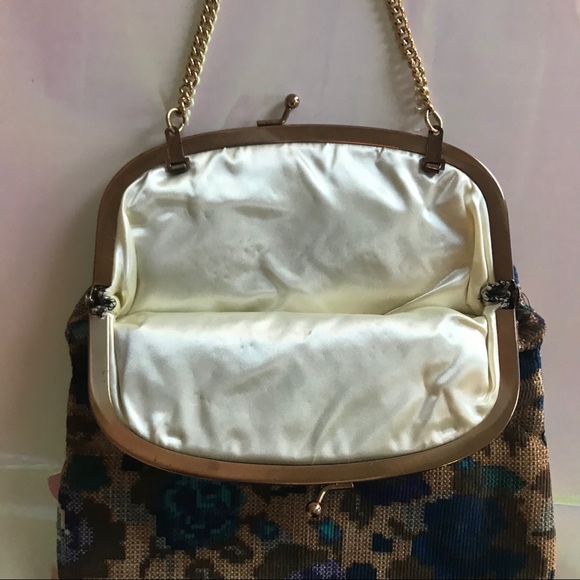 Vintage floral purse 💙🍂 - Picture 7 of 7